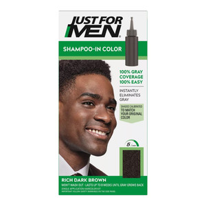 Just For Men Original Formula H-47 Haircolor, Rich Dark Brown, 1 Kit Just For Men Original Formula H-47 Haircolor, Rich Dark Brown, 1 Kit