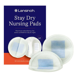 Lansinoh Disposable Stay Dry Nursing Pads Soft and Absorbent for Breastfeeding Moms 60Ea Lansinoh Disposable Stay Dry Nursing Pads Soft and Absorbent for Breastfeeding Moms 60Ea