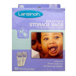 Breast Milk Storage Bags By Lansinoh - 50 Ea Breast Milk Storage Bags By Lansinoh - 50 Ea