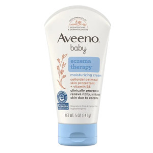 Aveeno Baby Eczema Therapy Moisturizing Cream Fragrance Free 5Oz (141g)