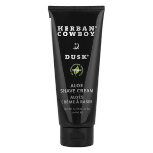 Herban Cowboy Aloe Shave Cream Dusk for Smooth and Comfortable Shave 6.7Oz (200ml)