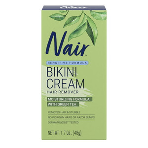 Nair Hair Remover Bikini Cream With Green Tea, Sensitive Formula - 1.7 Oz Nair Hair Remover Bikini Cream With Green Tea, Sensitive Formula - 1.7 Oz