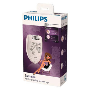 Philips Norelco Satinelle Epilator For Long Lasting Smooth Legs, HP6401, 1 Ea Philips Norelco Satinelle Epilator For Long Lasting Smooth Legs, HP6401, 1 Ea