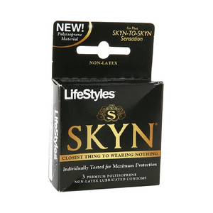 LifeStyles SKYN Condoms Lubricated Non-Latex - 3 ct