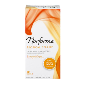 Norforms Tropical Splash Long Lasting Feminine Deodorant Suppositories, 12 Ea Norforms Tropical Splash Long Lasting Feminine Deodorant Suppositories, 12 Ea