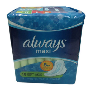 Always Maxi Pads Products 