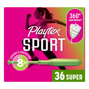 Playtex Sport Tampons Super Abosrbency Unscented 36Ea