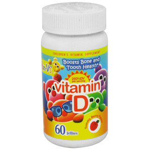 Yum-Vs Vitamin D 1000 Iu Yummy Berry Jellies - 60 Ea