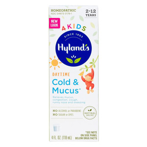 Hylands Kids Cold and Mucus Relief Liquid Daytime 4Oz (118ml)
