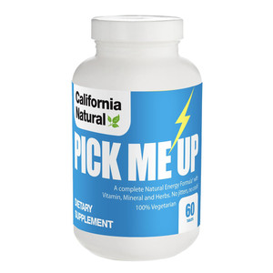 California Natural Pick Me Up Vitamin Tablets, 60 Ea