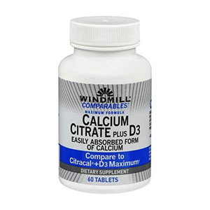 Calcium Citrate Plus Vitamin D Tablets By Windmill - 60 Ea