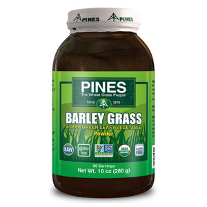 Pines International Barley Grass Deep Green Leafy Vegetable Powder 10Oz (280g)
