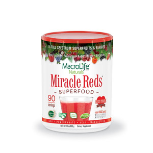 Macrolife Naturals Miracle Reds Antioxidant Super Food - 30 Oz Macrolife Naturals Miracle Reds Antioxidant Super Food - 30 Oz