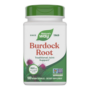 Natures Way Burdock Root Capsules for Joint Health Support 100Ea