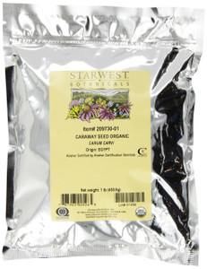 Starwest Botanicals Organic Caraway Seeds, 1 Lb Starwest Botanicals Organic Caraway Seeds, 1 Lb