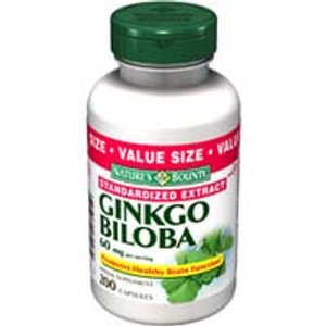 Nature's Bounty Ginkgo Biloba Capsules 120mg, Memory Support Supplement,  Supports Brain Function and Mental Alertness, 100 Capsules