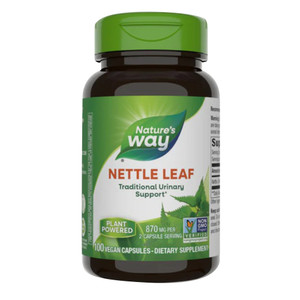 Natures Way Nettle Leaf Capsules for Urinary Tract Support 100Ea