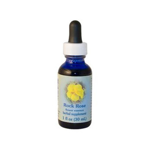 Rock Rose Herbal Supplement Dropper By Flower Essence - 1 Oz