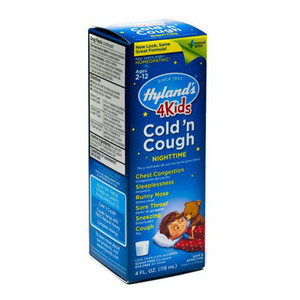 Hylands Homeopathic Nighttime Cold N Cough 4 Kids - 4 Oz Hylands Homeopathic Nighttime Cold N Cough 4 Kids - 4 Oz