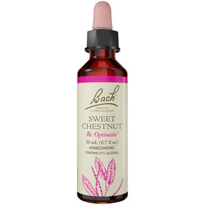 Bach Original Flower Essences Be Optimistic for Naturally Occurring Nervous Tension Star of Sweet Chestnut 0.7Oz (20ml)