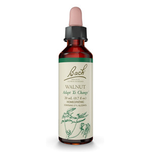 Bach Original Flower Essences Adapt to Change for Naturally Occurring Nervous Tension Walnut 0.7Oz (20ml)