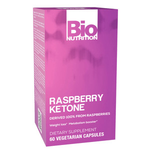 Bio Nutrition Raspberry Ketone 500 mg Dietary Supplement Vegetarian Capsules 60Ea