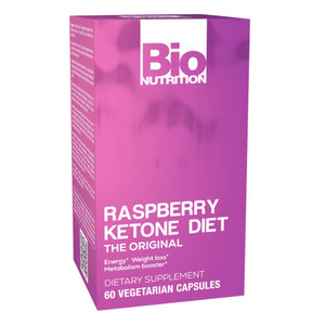 Bio Nutrition Raspberry Ketone Diet 500 mg The Original Vegetarian Capsules 60Ea