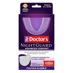 Doctors Oral Nightguard Advanced Comfort Mouth Piece Prevents Grinding And Bite 1Ea