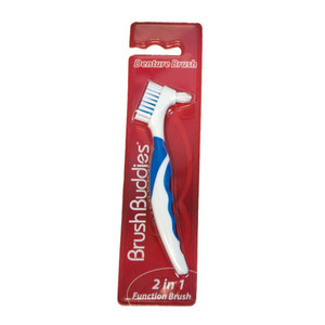 Brush Buddies Denture Brush 2 In 1 Function Brush , 1 Ea (Colors May Vary) Brush Buddies Denture Brush 2 In 1 Function Brush , 1 Ea (Colors May Vary)
