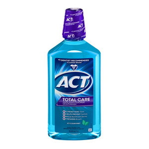 Act Total Care Icy Clean Mint Anticavity Fluoride Mouthwash - 33.8 Oz Act Total Care Icy Clean Mint Anticavity Fluoride Mouthwash - 33.8 Oz