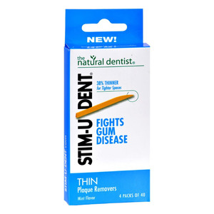 Stim-U-Dent Thin Plaque Removers Mint Flavor - 160 Ea Stim-U-Dent Thin Plaque Removers Mint Flavor - 160 Ea