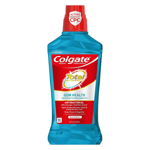 Colgate Total Gum Health Mouthwash Clean Mint Gum Protection Formula 33.8Oz (1L)