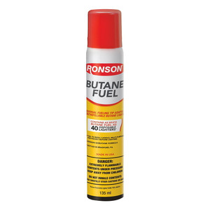 Ronson Lighter Butane Refill Large Size Fuel Canister 2.67Oz