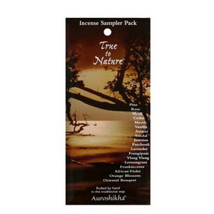 Auroshikha Single Sampler Incense 18 Fragrances, 18 Pc