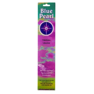 Blue Pearl Contemporary Collection Tahitian Vanilla Incense Aromatic Sweet 0.35Oz (10g)