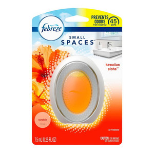 Febreze Small Spaces Air Freshener, Hawaiian Aloha, 0.25 Oz, 8 Pack