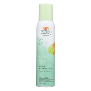 Citrus Magic Natural Odor Eliminating Air Freshener Spray Fresh Citrus Eliminate Troublesome Odors and Sprinkle Air with Freshness 3Oz (85g)