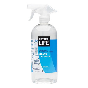 Better Life Natural Window and Glass Cleaner for Streak Free Cleaning 32Oz (946ml)