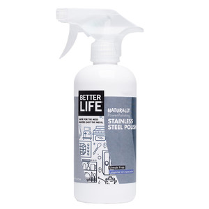Better Life Stainless Steel Cleaner and Polish Lavender and Chamomile Scent 16Oz (473ml)