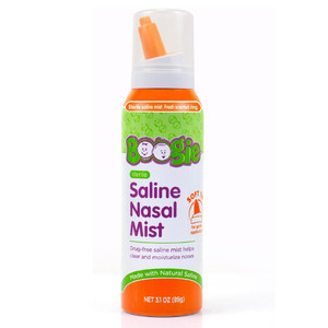 Boogie Baby Saline Nasal Spray Mist Allergy Relief Nasal Decongestant Fresh Scent 3.1Oz (89g)