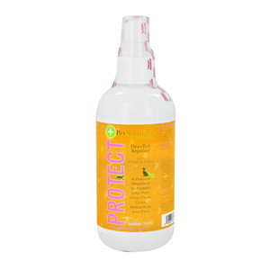 Pet Naturals Of Vermont Protect Flea Plus Tick Repellent Spray For Dogs And Cats - 8 Oz