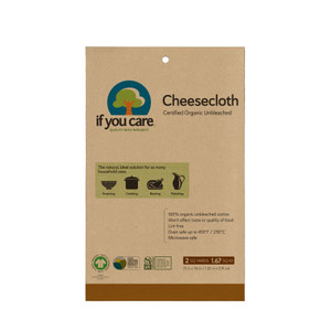 If You Care 100 Percent Organic Unbleached Cotton Cheesecloth 2 Square Yards 1Ea