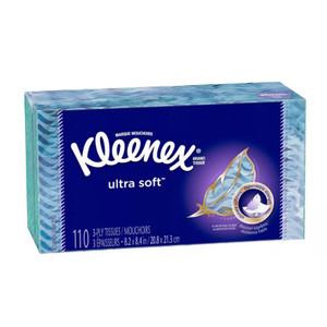 Kleenex Cooling Lotion 2-Ply Unscented Tissues 45 ea, Facial Tissue
