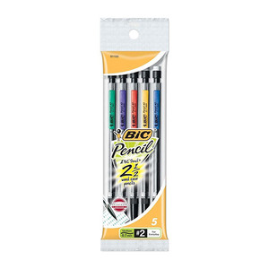 Bic Mechanical Pencils, Xtra Precision, 0.5 mm, Clear Barrel, 12 Ea