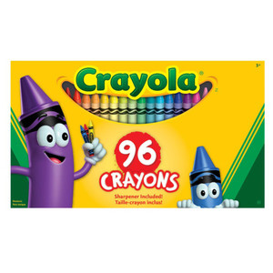 Crayola Crayons for Coloring Drawing and Creative Expression 96Ea