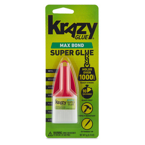 Krazy Glue Purpose Maximum Bond Super Glue Gel 0.18Oz (5g)
