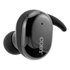 Coby True Wireless Earbuds Black Portable Audio Device 1Ea