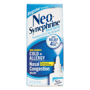 Neo-Synephrine Nasal 0.5% Regular Strength Spray, 0.5 Oz Neo-Synephrine Nasal 0.5% Regular Strength Spray, 0.5 Oz