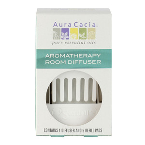 Aura Cacia Aromatherapy Room Diffuser Portable Essential Oil Diffuser for Relaxation 1Ea