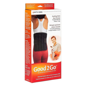 Battle Creek Good2Go Portable Soothing Moist Heat Therapy Packs 12 X 16 Inches 1Ea